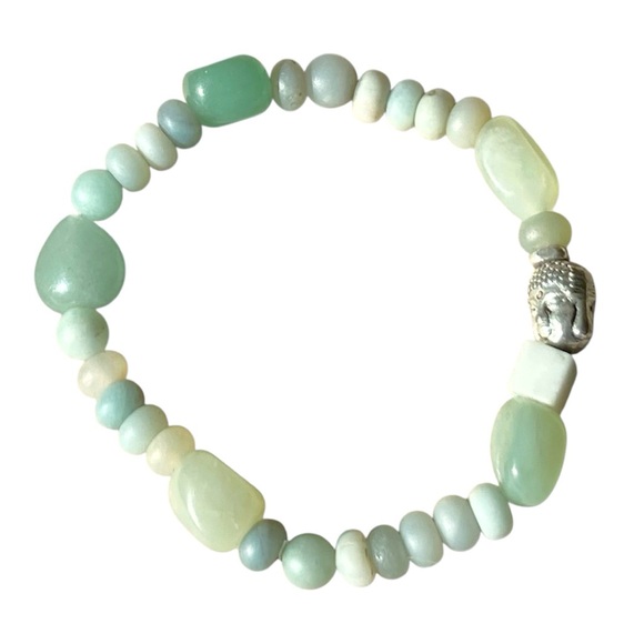 Sterling Silver Buddha Charm Bracelet - Picture 7 of 9